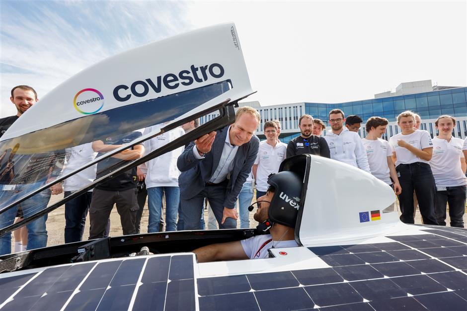 Covestro backs solar car racing, supporting future sustainable mobility