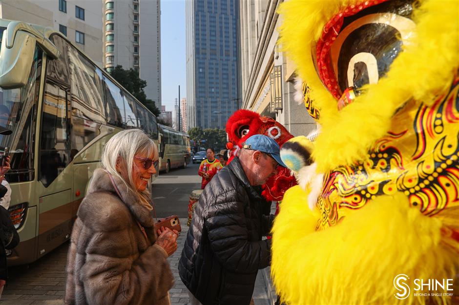 Shanghai receives an influx of inbound travelers upon New Year