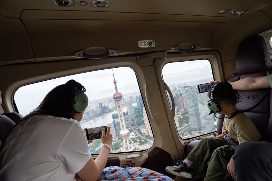 Shanghai takes flight: New helicopter tour offers unique city views