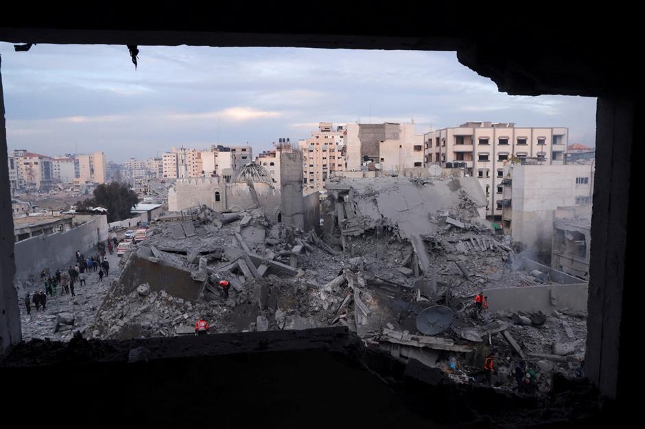 At least 184 killed in Israeli airstrikes, shelling on Gaza in 3 days: Hamas