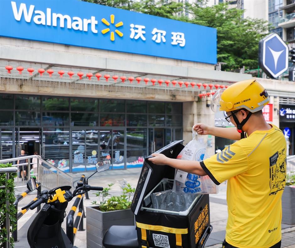 Walmart China partners with major food delivery company Meituan