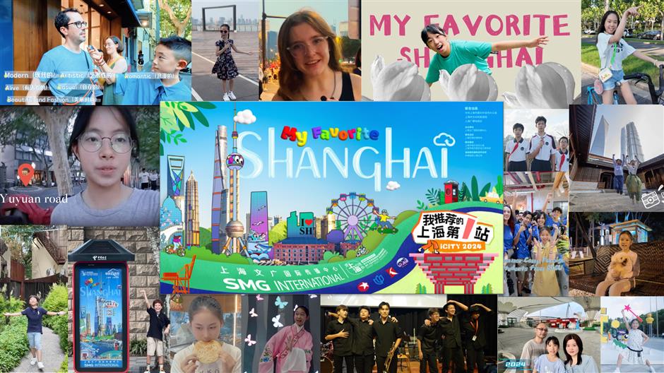 Children record charm of Shanghai through video selection